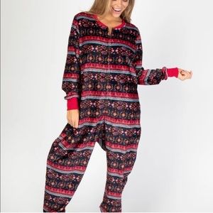 Natural Life fleece onesie XS/S